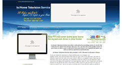 Desktop Screenshot of inhometelevisionservice.com